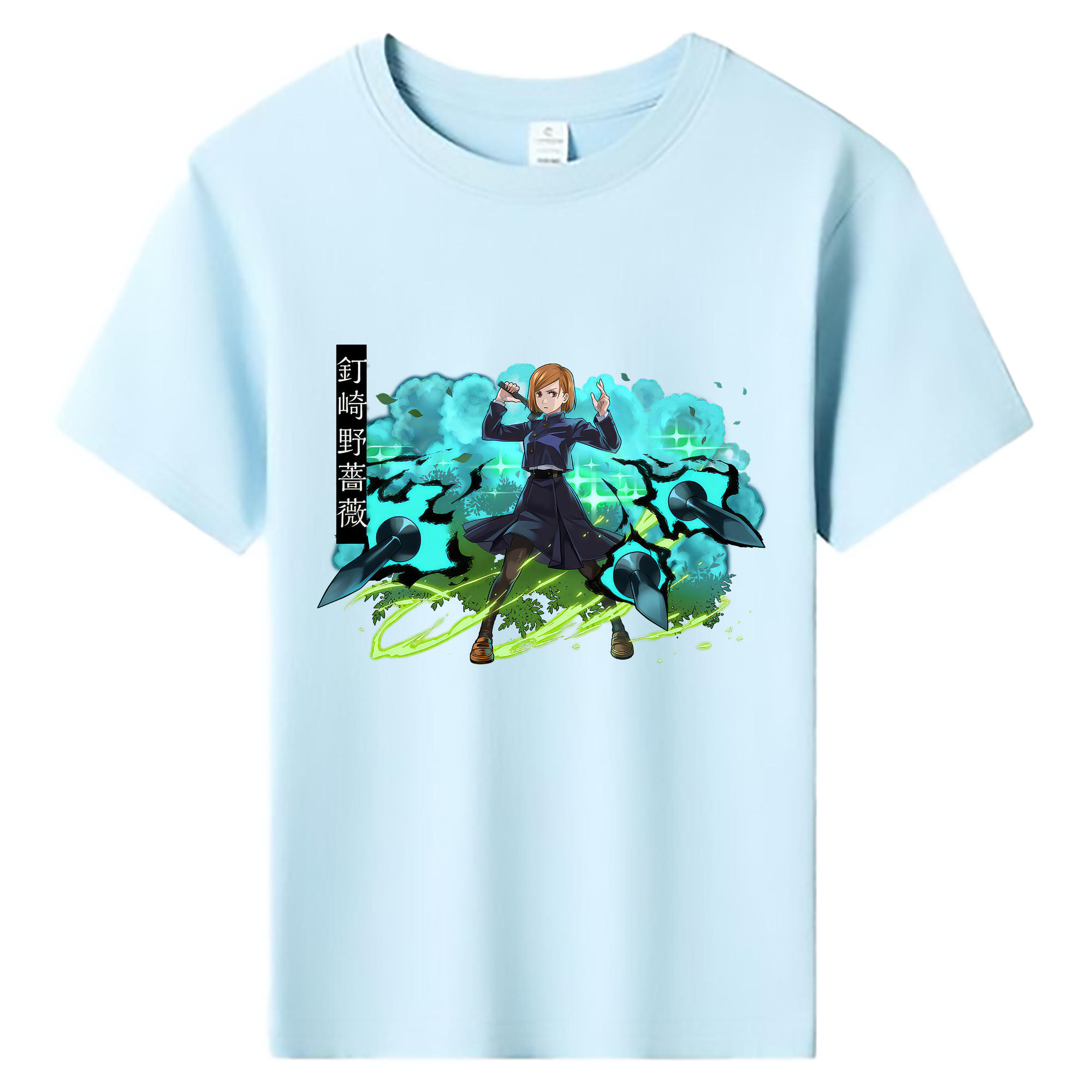 （画像用） 呪術廻戦 Jujutsu Kaisen 綿100％キッズTシャツ（フロントプリント）